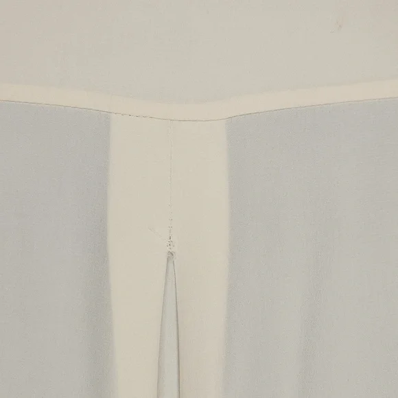 AKRIS punto silk ivory long sleeve bouse, size 6. - Picture 9 of 13